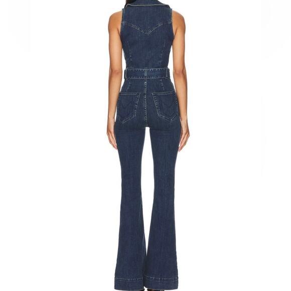 Show Me Your Mumu Jacksonville Jumpsuit Blue Small - Picture 2 of 14